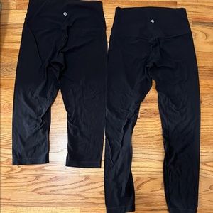 Pair of Lululemon Align Black Leggings